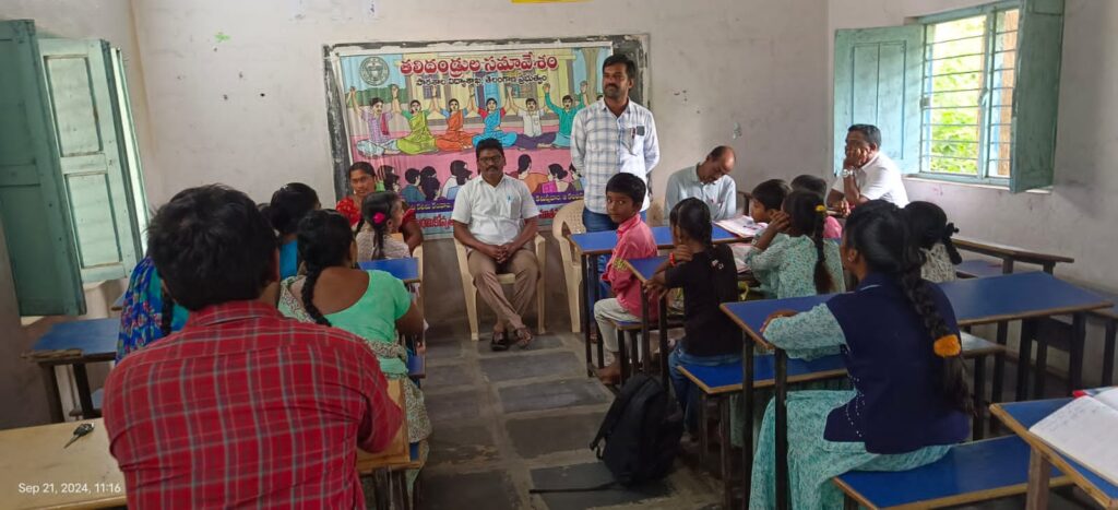 విద్యార్థులకు విషయ సామర్థ్యాలను పెంచాలి మండల నోడల్ అధికారి డి శివయ్య,,, 