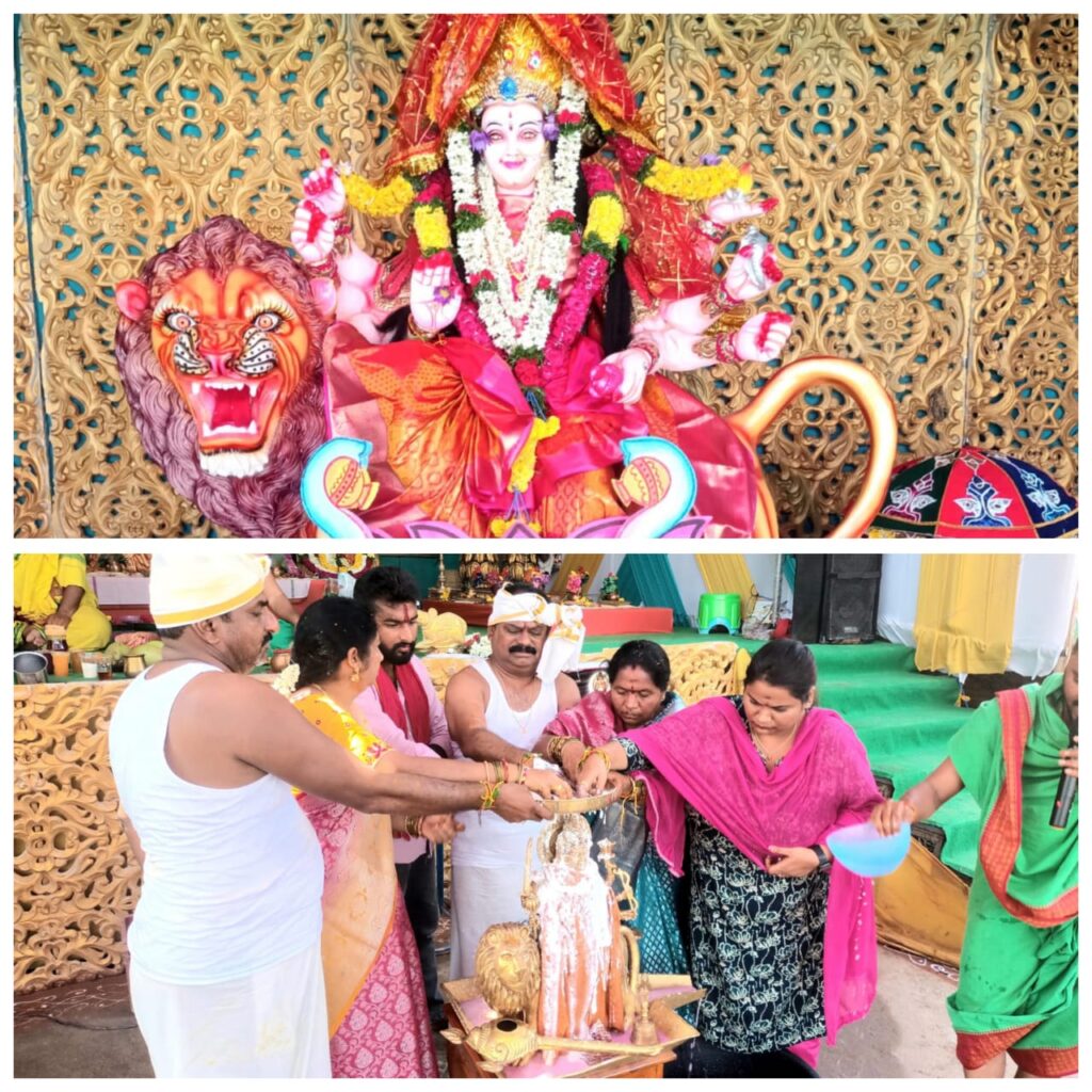నయానగర్ లో ఘనంగా దేవి నవరాత్రులు...