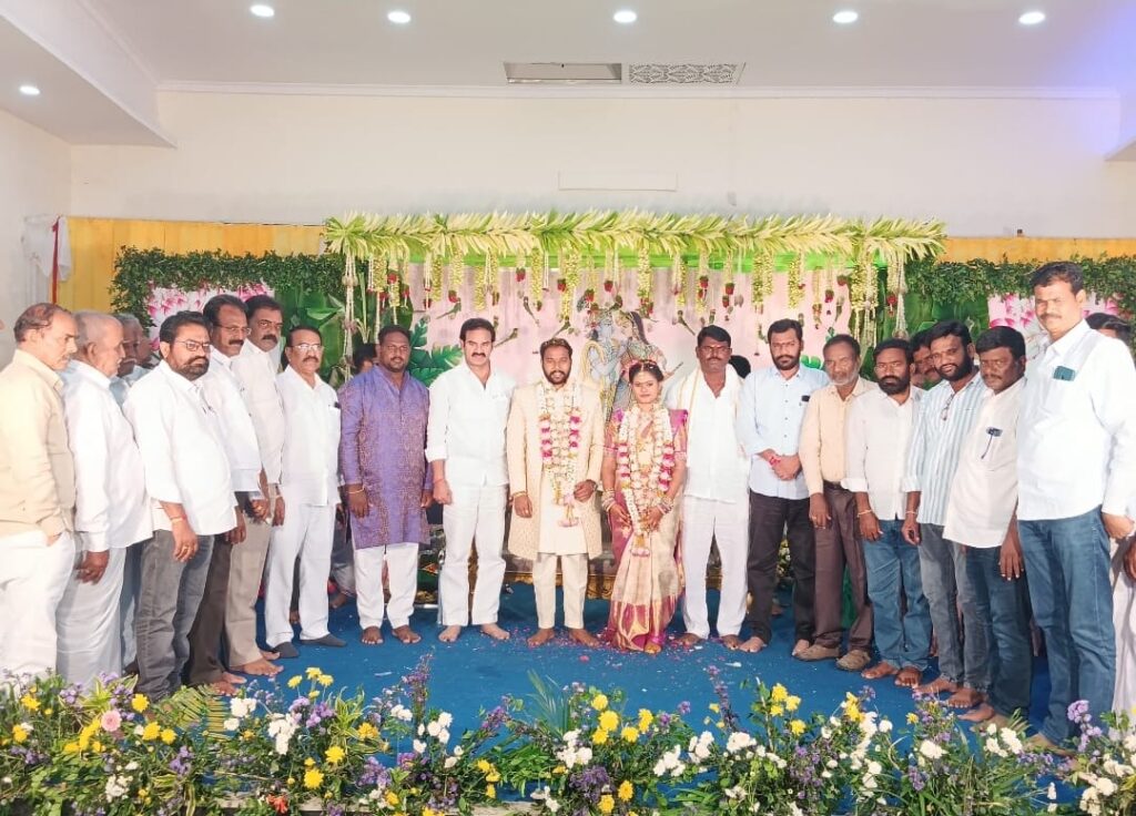 కాంగ్రెస్ పార్టీ కిసాన్ రాష్ట్ర కోఆర్డినేటర్ ముదిరెడ్డి మధుసూదన్ రెడ్డి కూతురు నిశ్చితార్థం 