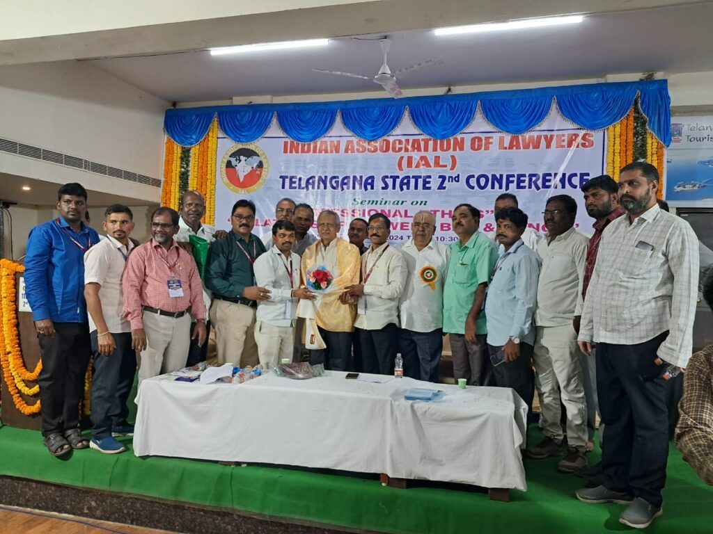 ఐఏఎల్ రాష్ట్ర అధ్యక్షులుగా బొమ్మగాని ప్రభాకర్
