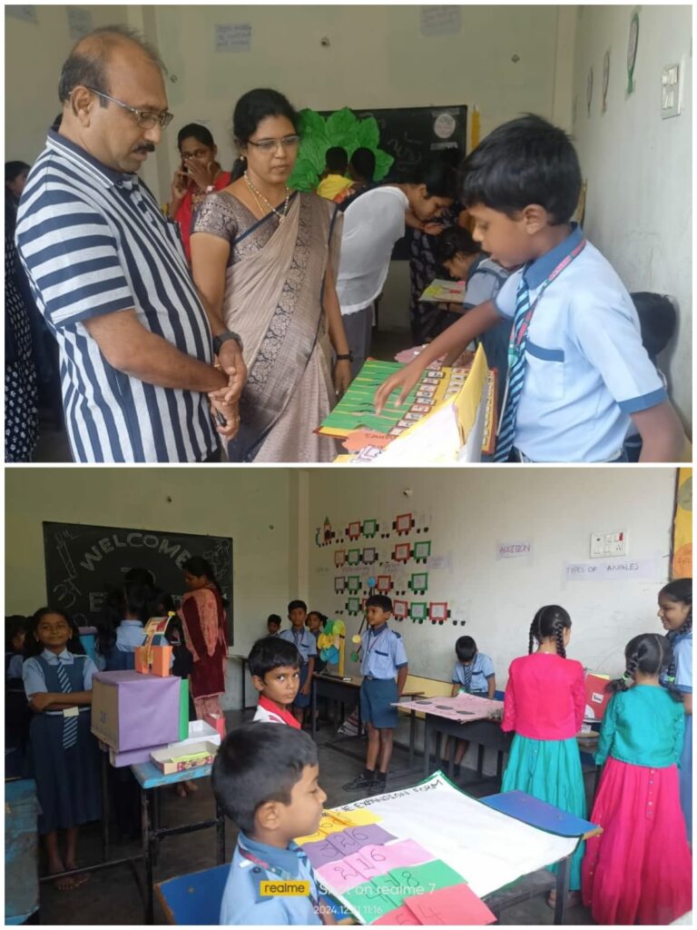 ఎం ఎస్ రెడ్డి పాఠశాలలో ఘనంగా ఎడ్యుకేషన్ ఫెయిర్ 