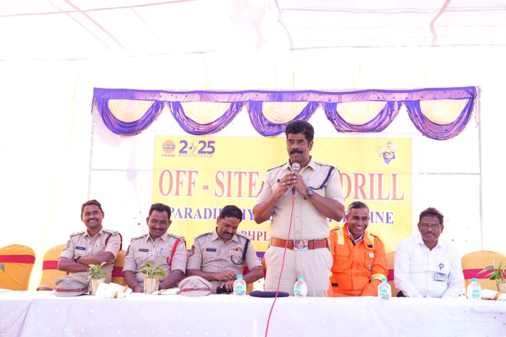 ప్రమాదాల నివారణపై ఐఓసీఎల్‌ మాక్‌ డ్రిల్‌