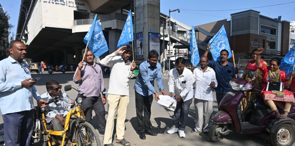 మోదీ ప్రభుత్వం వికలాంగులకు బడ్జెట్ కేటాయింపుల్లో నిర్లక్ష్యం