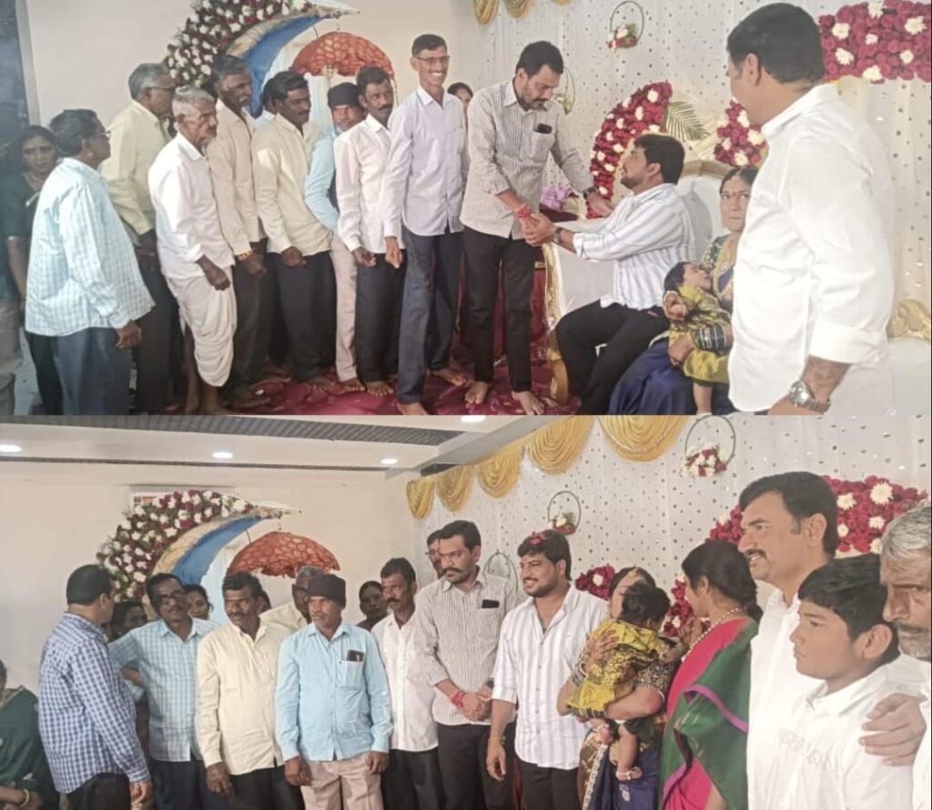 అన్న ప్రసన్న మహోత్సవం పాల్గొన్న మండల పార్టీ అధ్యక్షుడు కీసర సంతోష్ రెడ్డి 