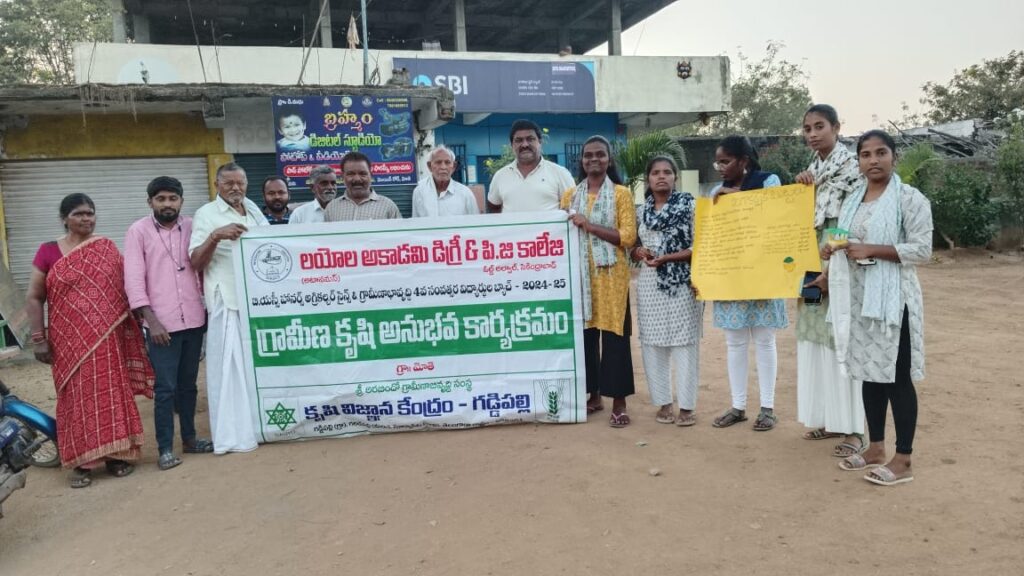 లింగకర్షక బుట్టల గ్రామీణ కృషి