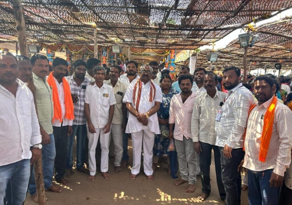 లింగమంతుల స్వామి వారిని దర్శించుకున్న సంకినేని వెంకటేశ్వరరావు