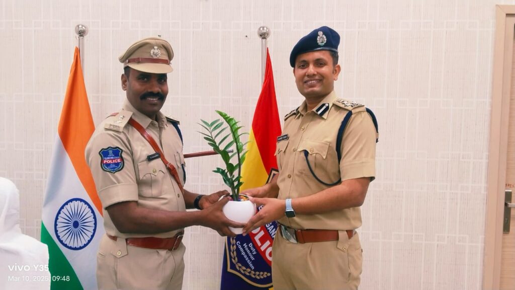 జిల్లా ఎస్పీగా బాధ్యతలు స్వీకరించిన కె.నరసింహ ఐపీఎస్