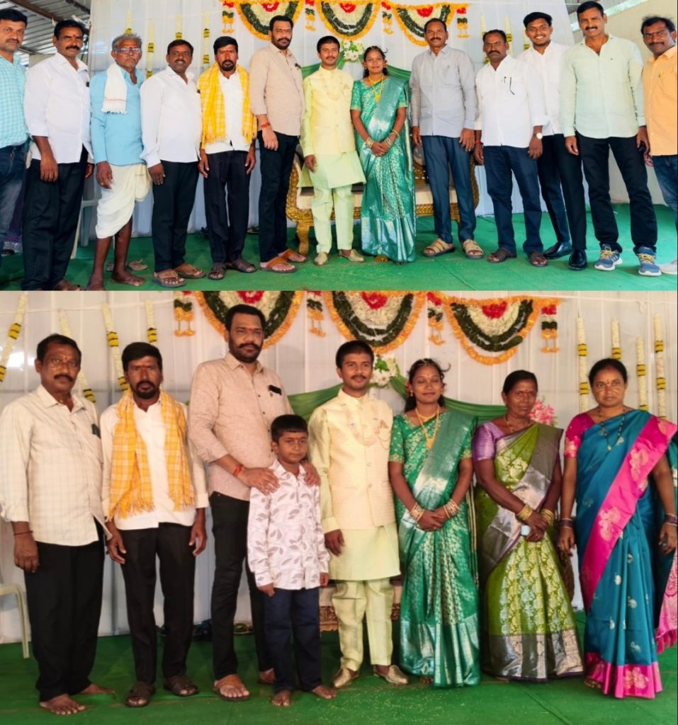 బారసాల కార్యక్రమానికి హాజరైన మండల పార్టీ అధ్యక్షులు కీసర